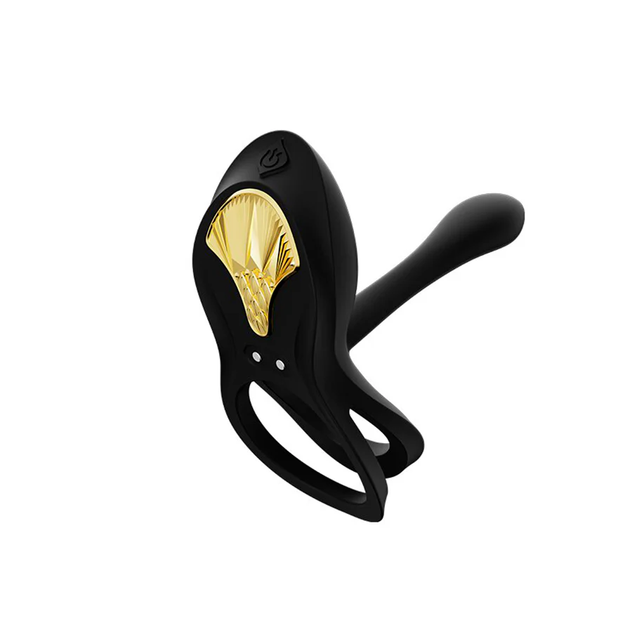 Anillo Vibrador de Lujo Bayek Obsidian Black Controlado por APP Global by ZALO - Image 3