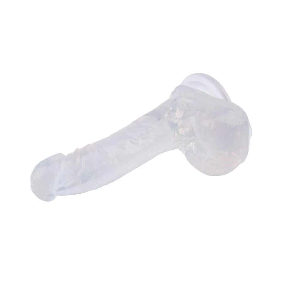 Dildo 7.5 Inch Clear - Image 6