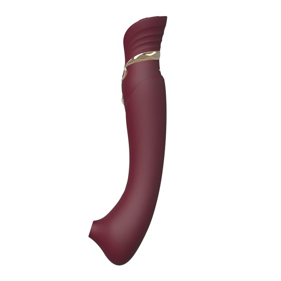 Set Vibrador de Lujo Queen Wine Red Controlado por APP Bluetooth by ZALO - Image 13