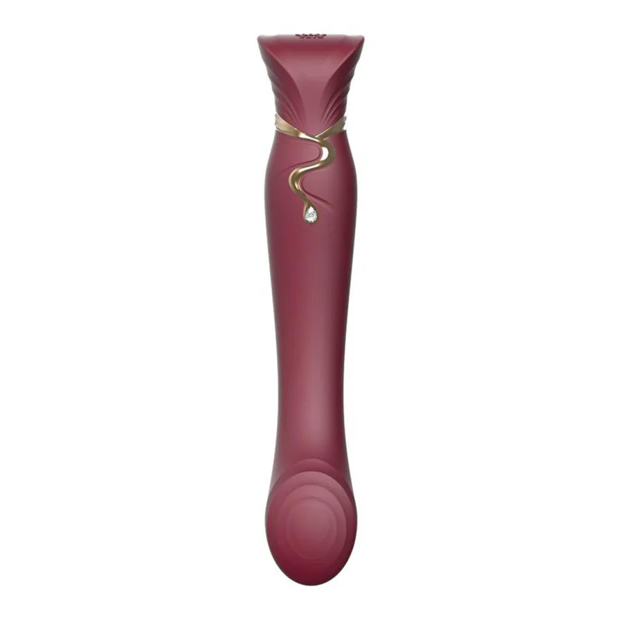 Set Vibrador de Lujo Queen Wine Red Controlado por APP Bluetooth by ZALO - Image 19