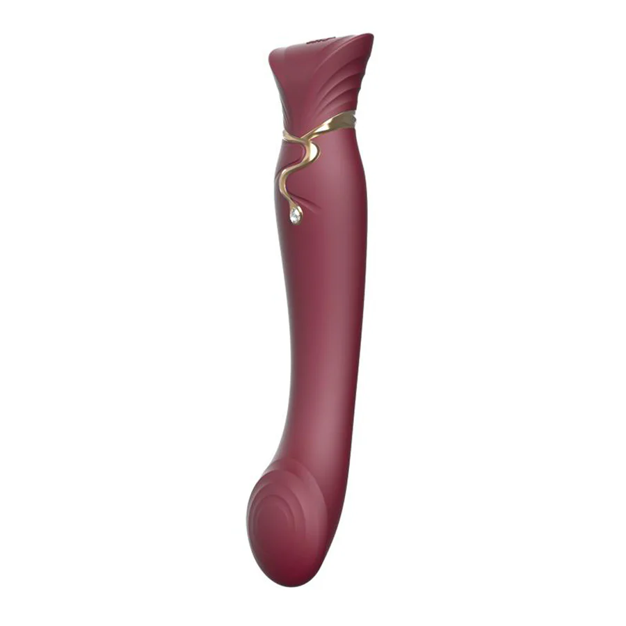 Set Vibrador de Lujo Queen Wine Red Controlado por APP Bluetooth by ZALO - Image 20