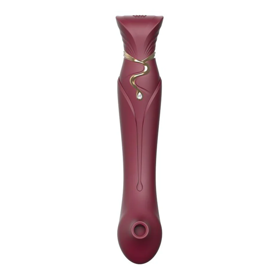 Set Vibrador de Lujo Queen Wine Red Controlado por APP Bluetooth by ZALO - Image 3