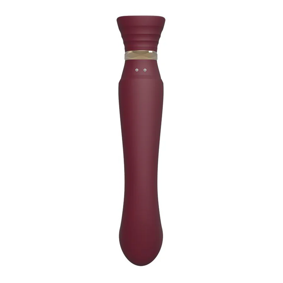 Set Vibrador de Lujo Queen Wine Red Controlado por APP Bluetooth by ZALO - Image 5