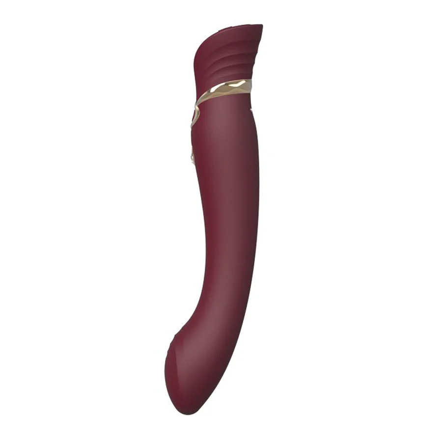 Set Vibrador de Lujo Queen Wine Red Controlado por APP Bluetooth by ZALO - Image 6
