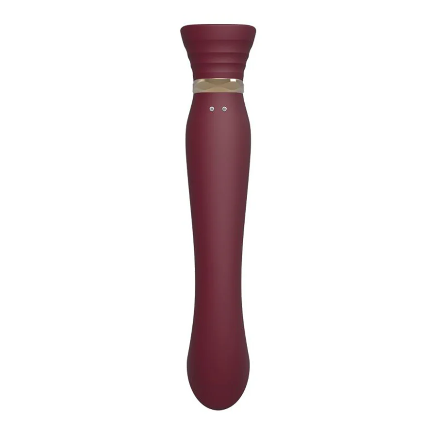 Set Vibrador de Lujo Queen Wine Red Controlado por APP Bluetooth by ZALO - Image 9