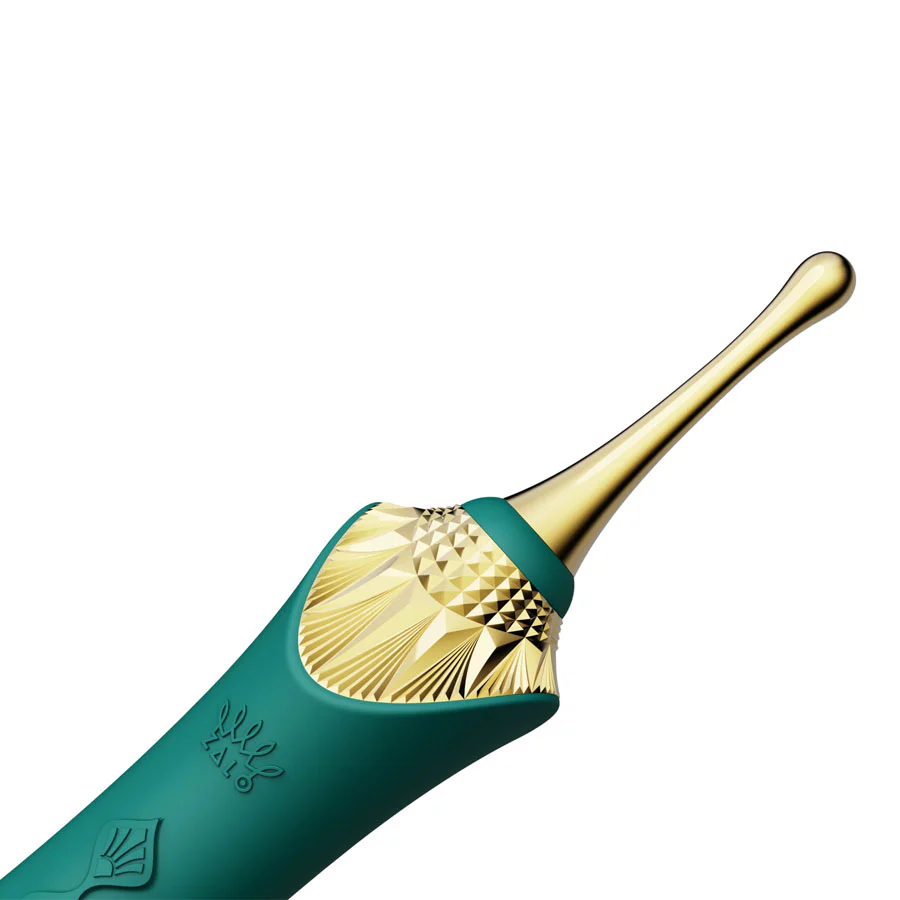 Vibrador Clitorial de Lujo Bess Turquoise Green - Image 3