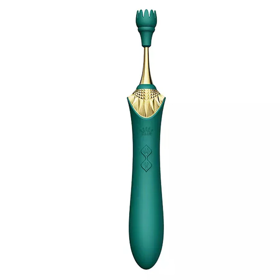 Vibrador Clitorial de Lujo Bess Turquoise Green - Image 4