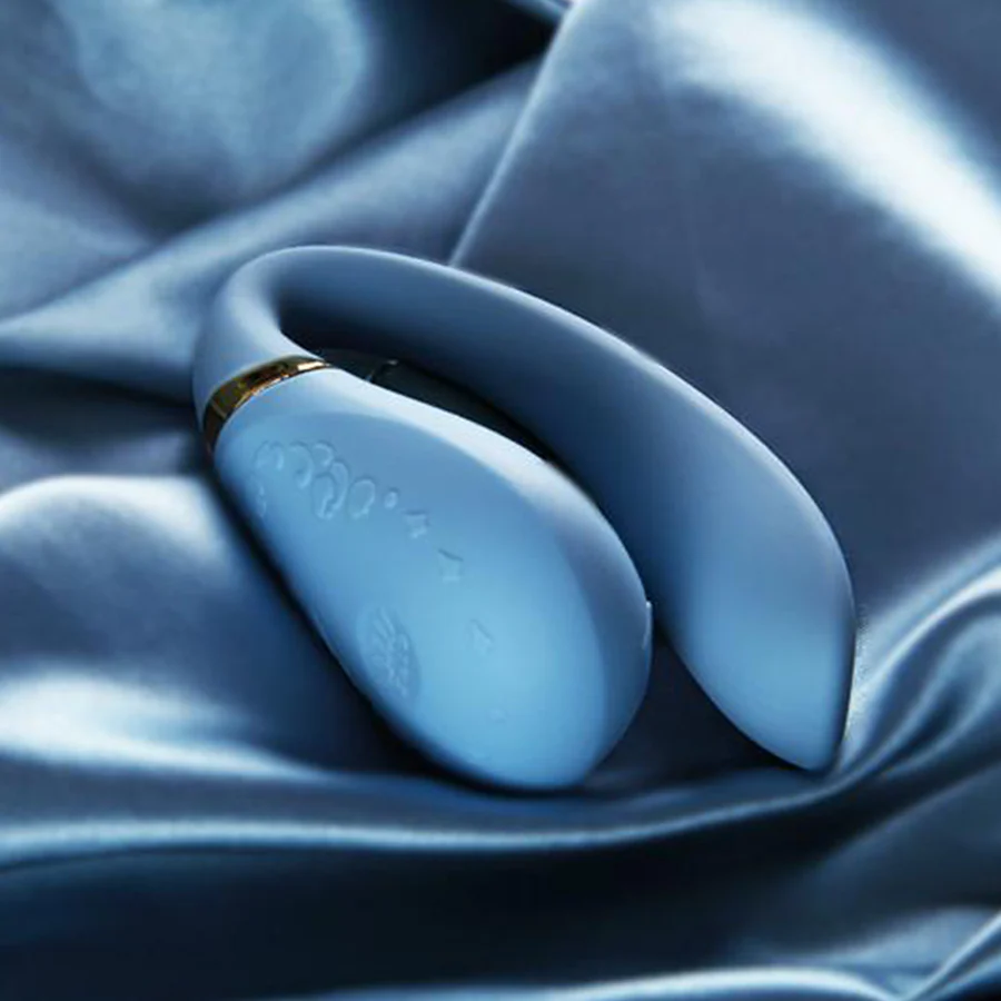 Vibrador de Lujo Fanfan Set Rouge Blue Controlado por APP Bluetooth by ZALO - Image 4