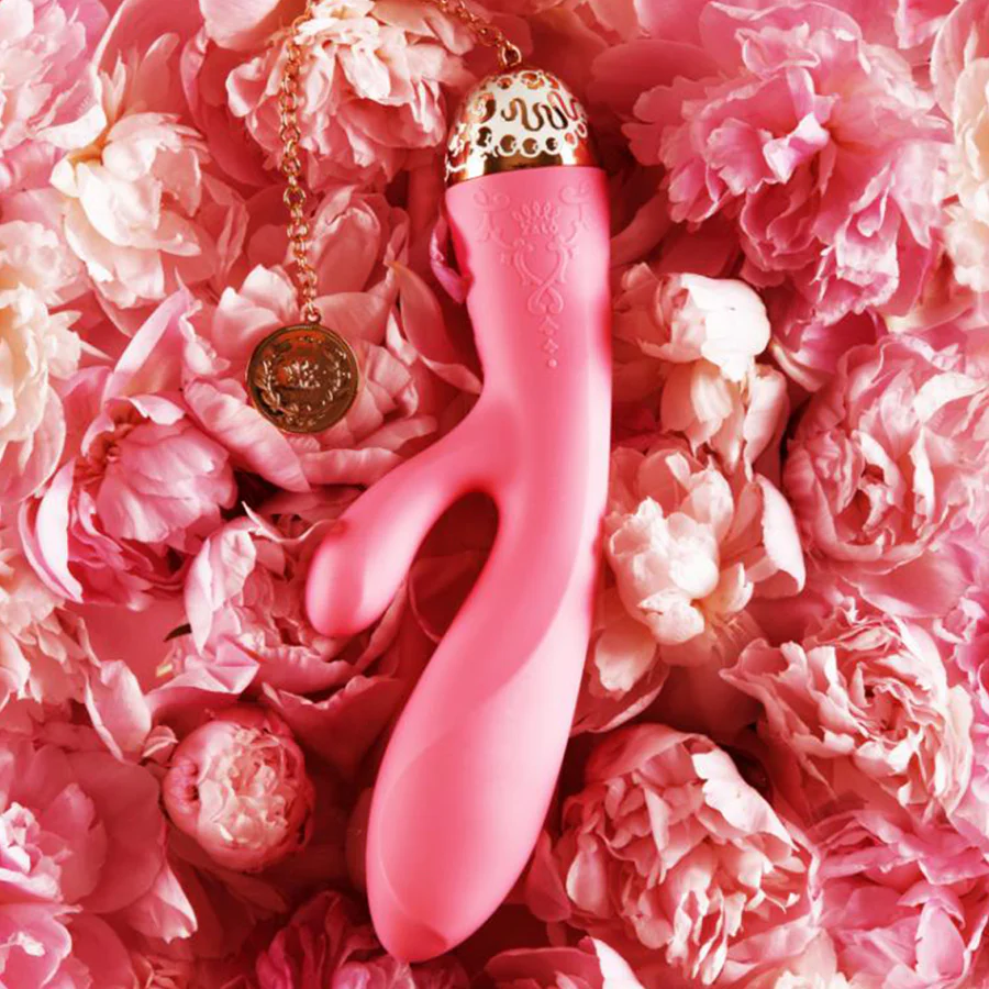 Vibrador de Lujo Rosalie Rouge Pink Controlado por APP Bluetooth by ZALO - Image 4